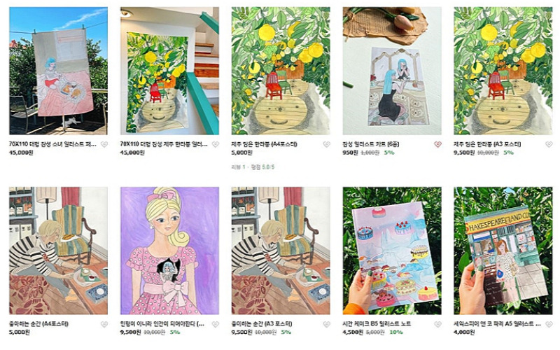 캐릭터 기반 굿즈 제작 